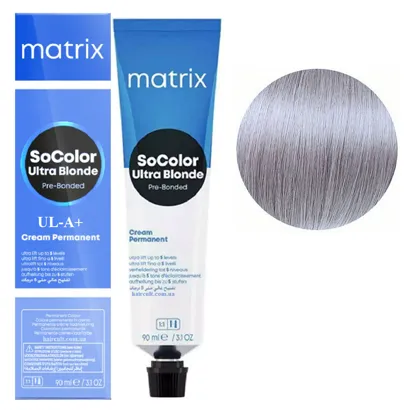 UL-A+ ультра блондин попелястий крем-фарба для волосся 90мл SoColor Pre-Bonded MATRIX